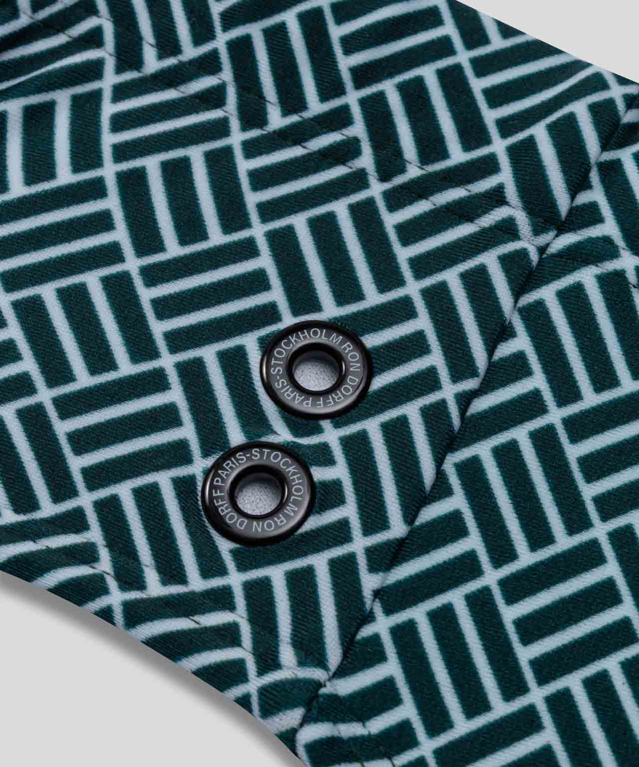 Swim Briefs w. Graphic Pattern: Pine Green - Image 5
