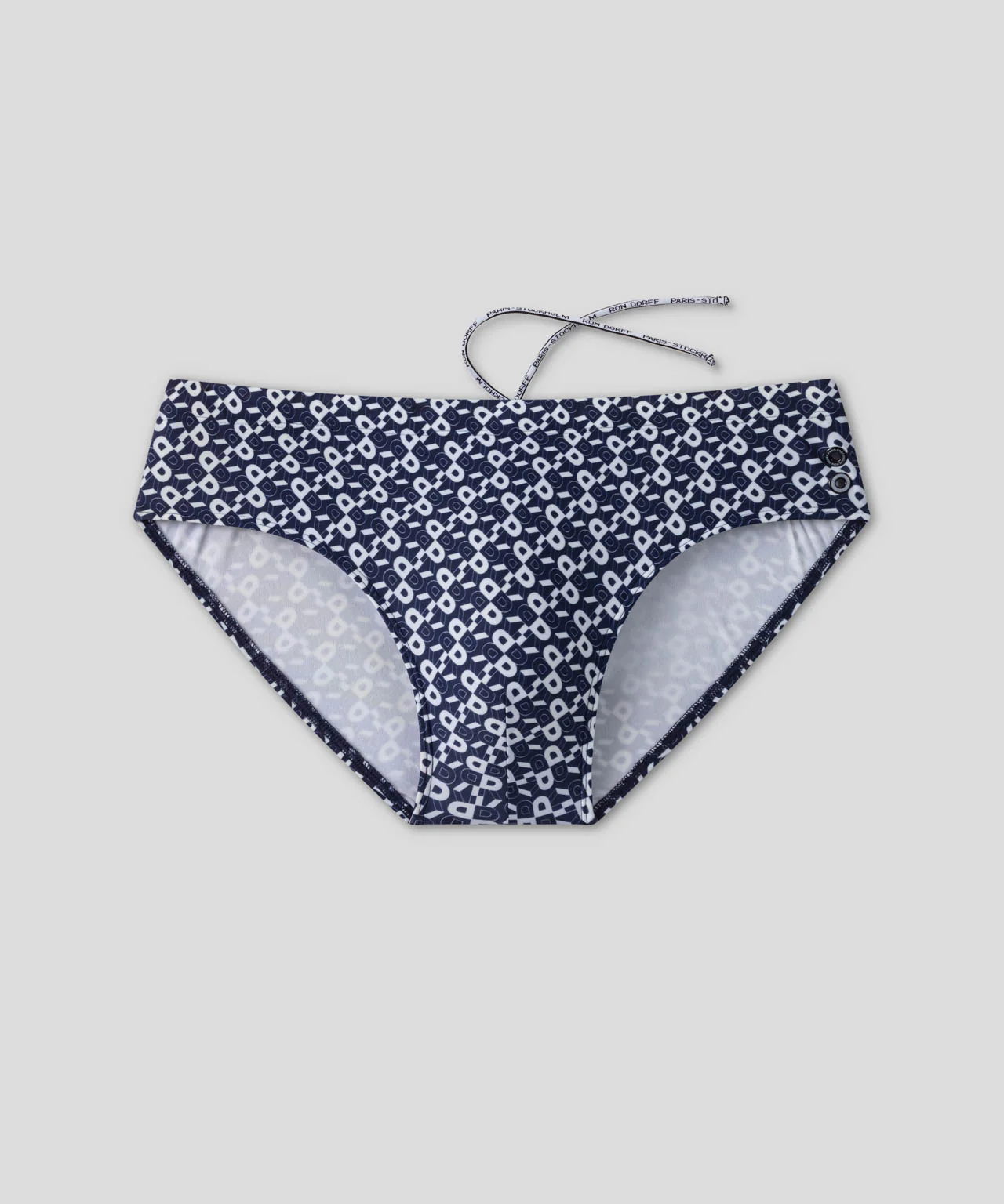 Swim Briefs w. RD Pattern: Navy - Image 4