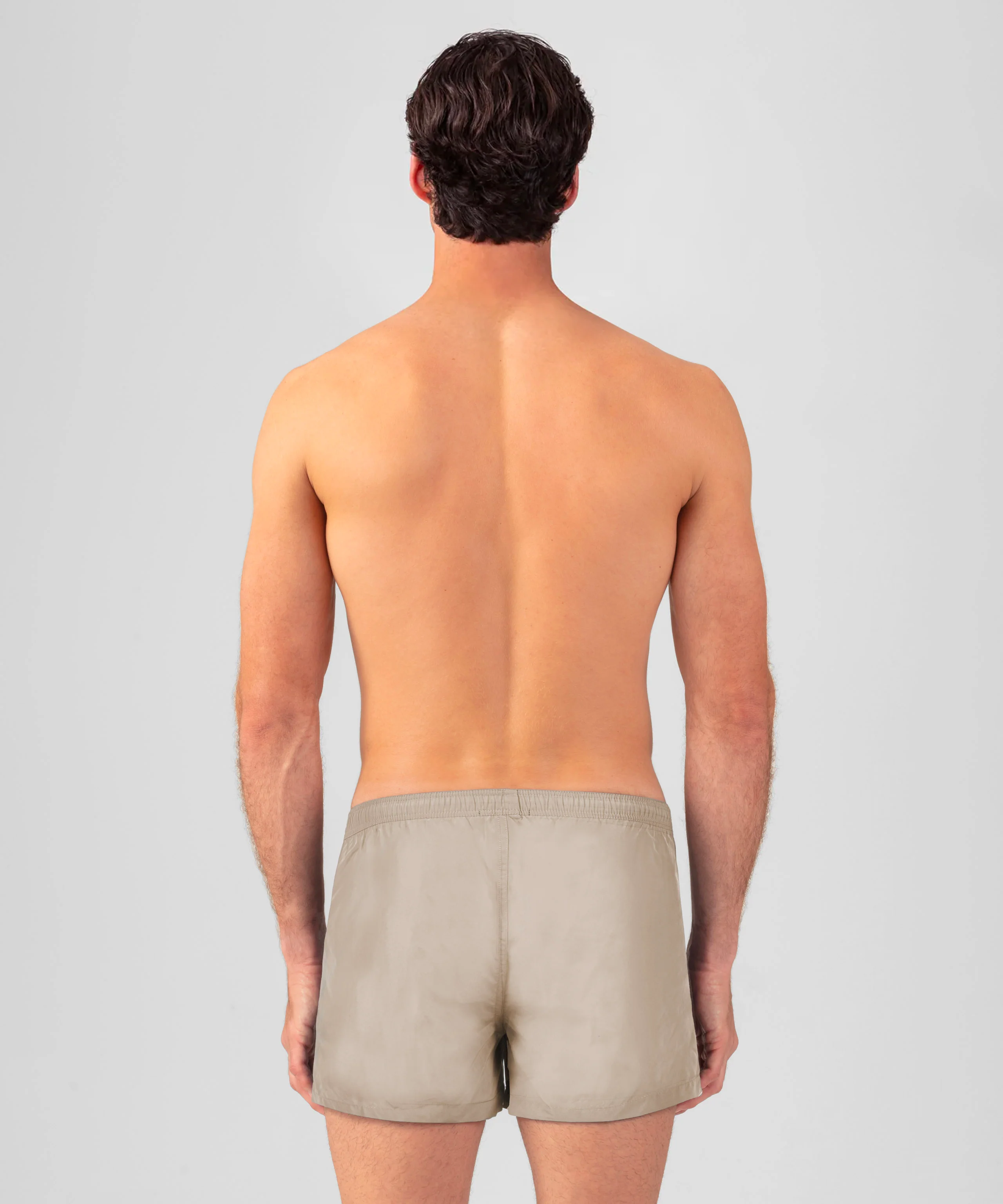 Swim Shorts w. Side Stripes: Sand - Image 3