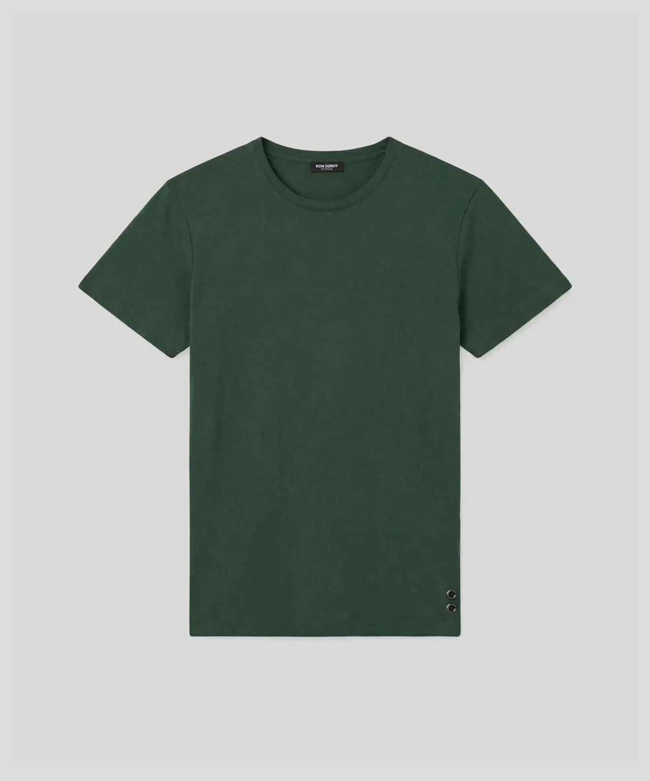 Crew Neck T-Shirt Eyelet Edition: Court Green - Image 3