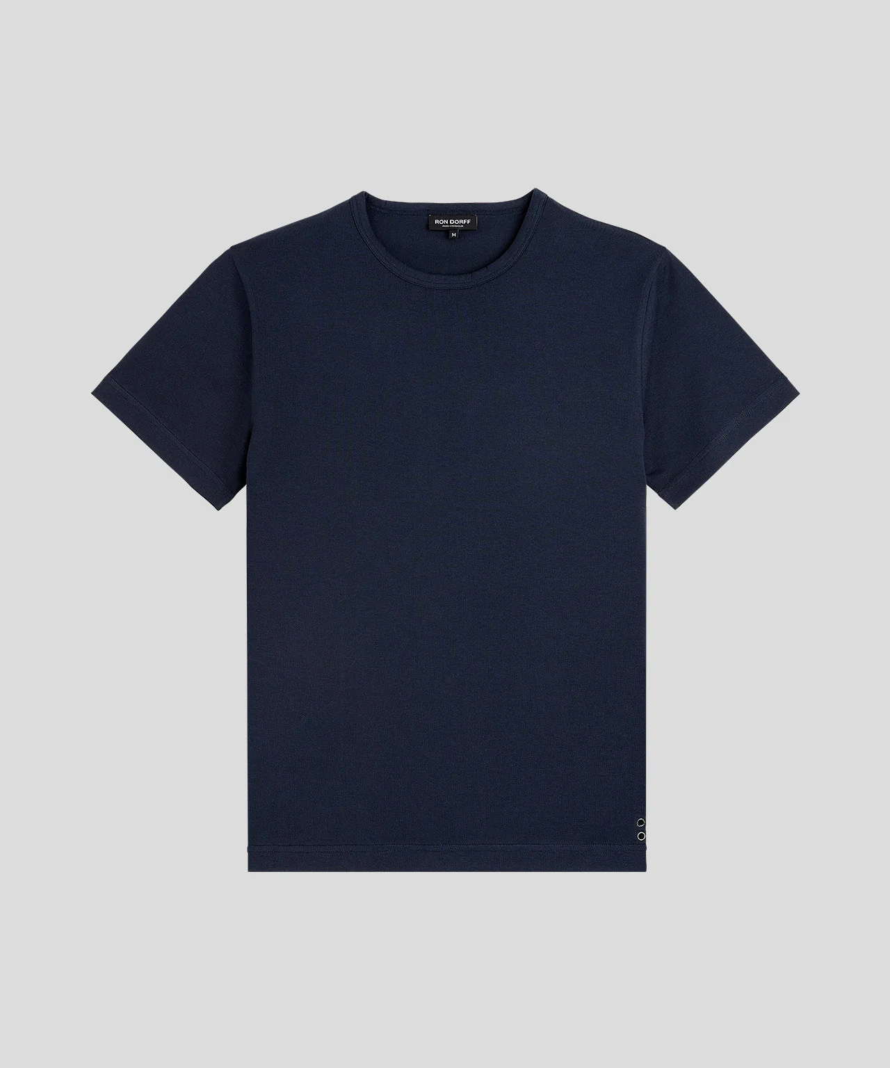 Crew Neck T-Shirt Eyelet Edition: Navy - Image 3