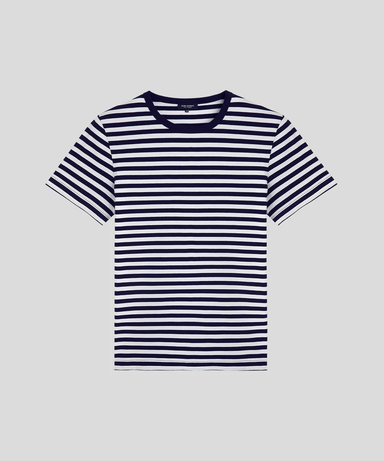 Crew Neck T-Shirt Eyelet Edition: Navy/White - Image 3