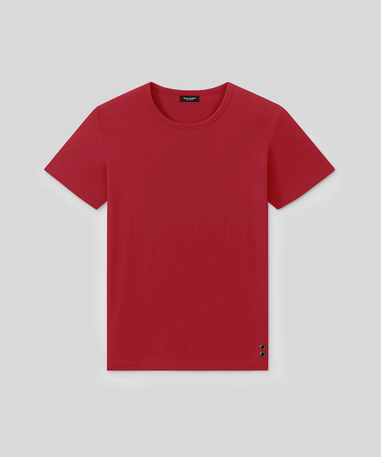 Crew Neck T-Shirt Eyelet Edition: Red - Image 3