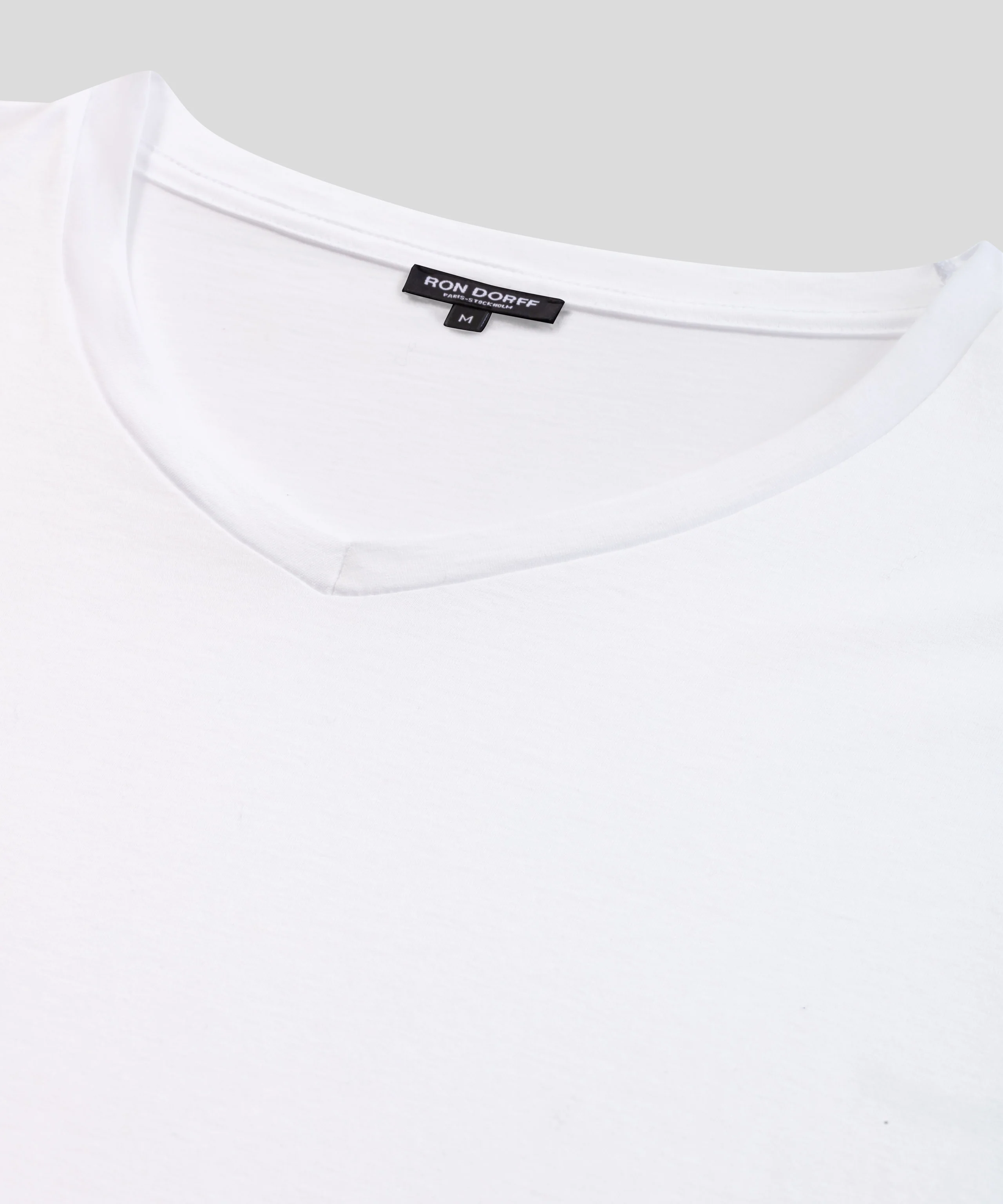 V Neck T-Shirt Eyelet Edition: Optic White - Image 4