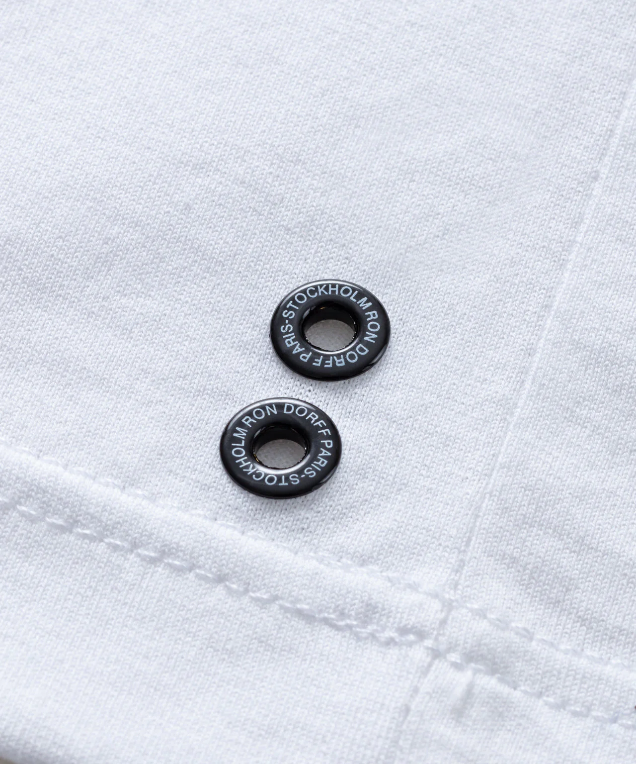 V Neck T-Shirt Eyelet Edition: Optic White - Image 5