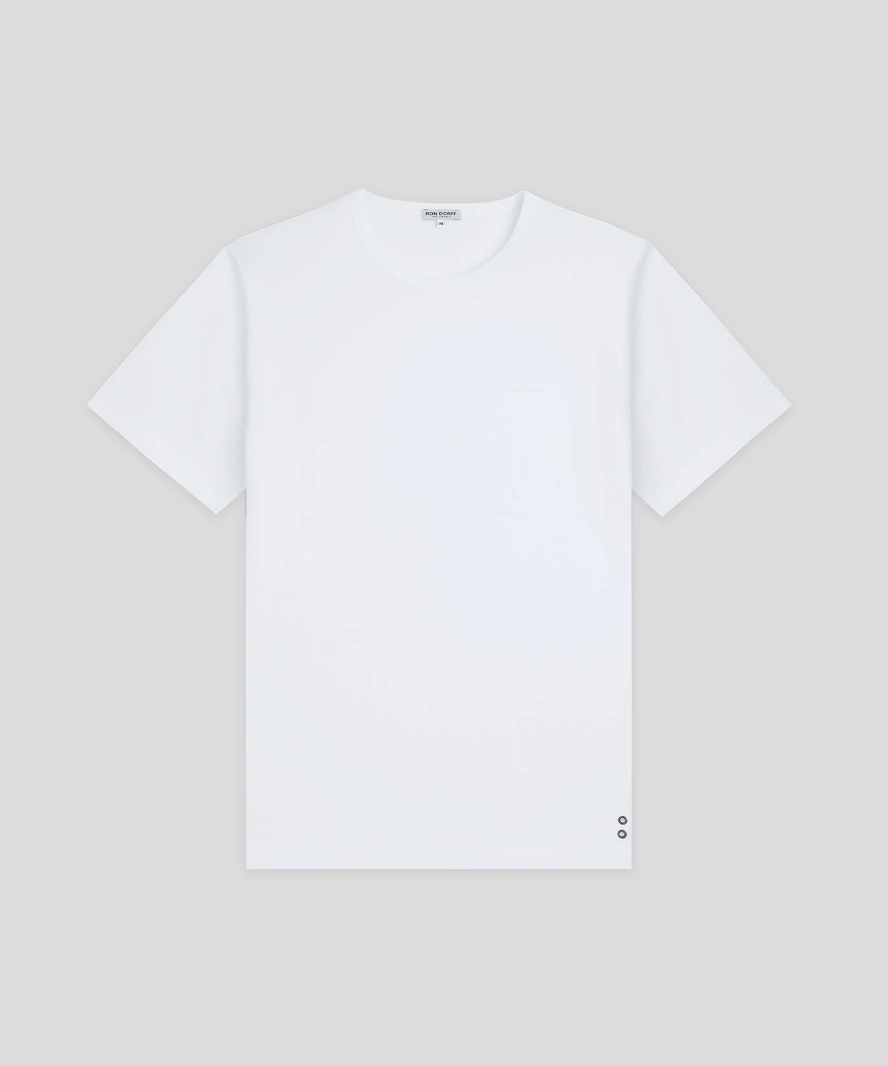 Crew Neck T-Shirt Eyelet Edition: White - Image 3