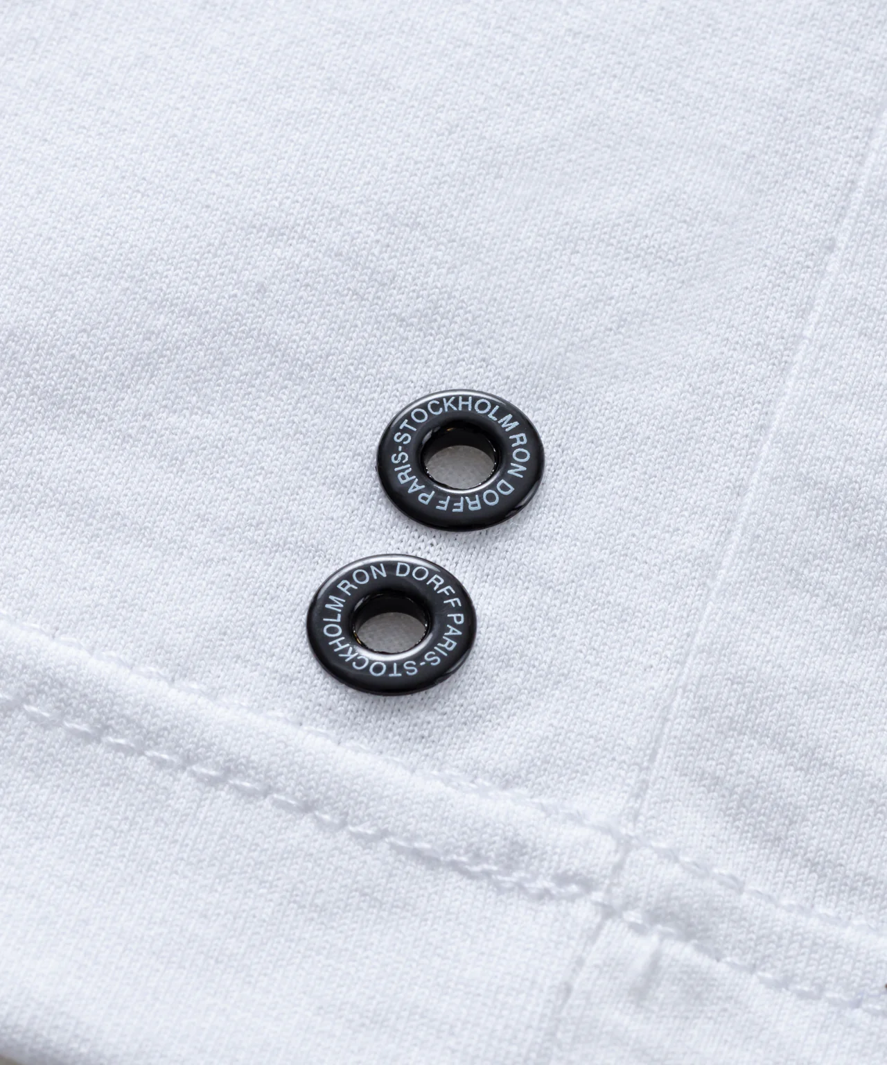 Crew Neck T-Shirt Eyelet Edition: White - Image 4