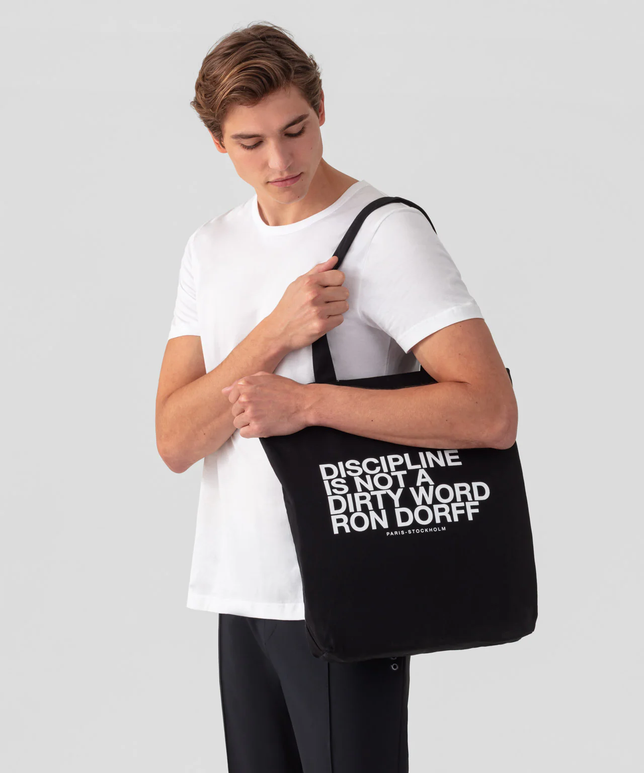 Tote Bag DISCIPLINE: Black - Image 4
