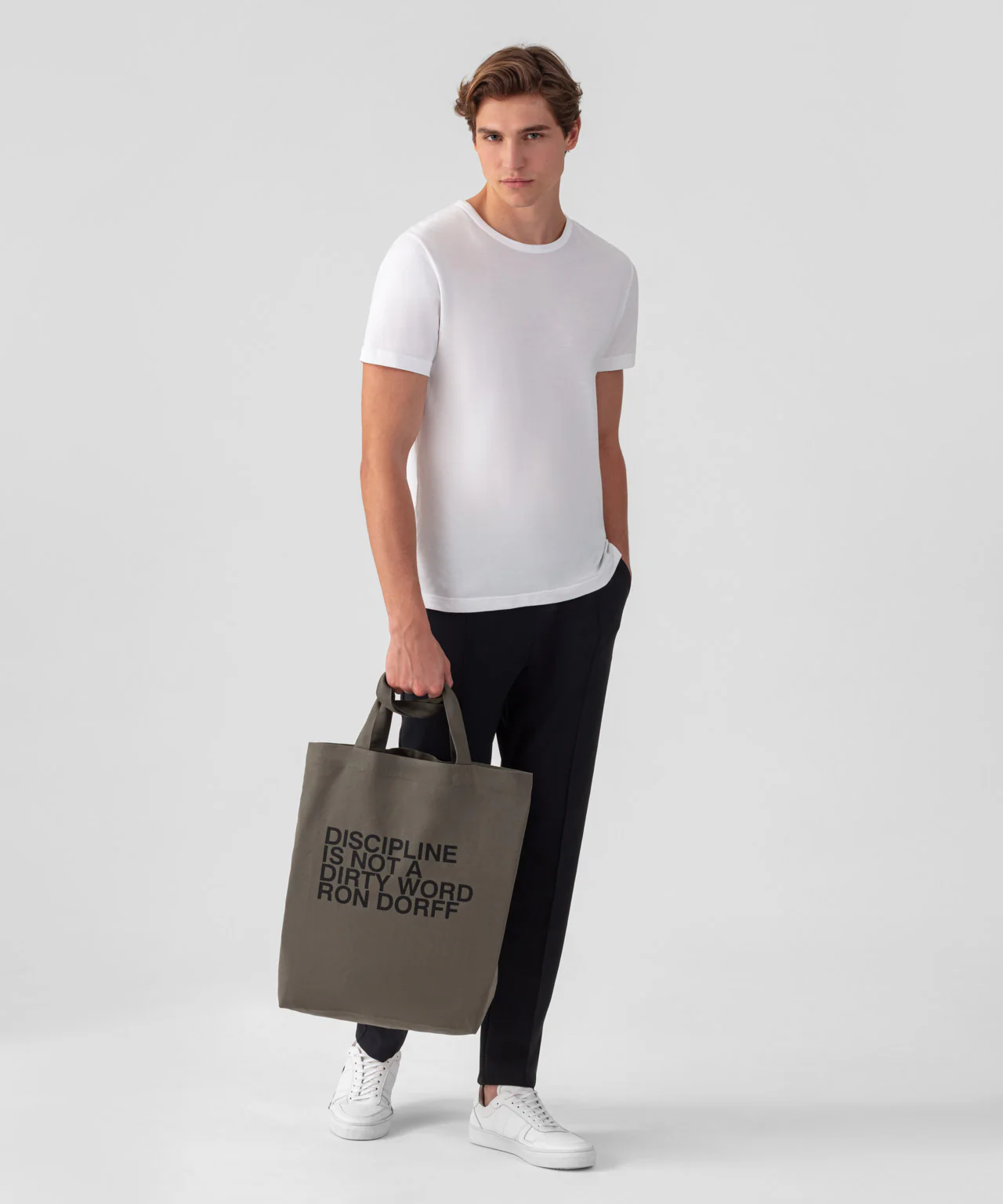 Tote Bag DISCIPLINE: Dark Khaki - Image 3