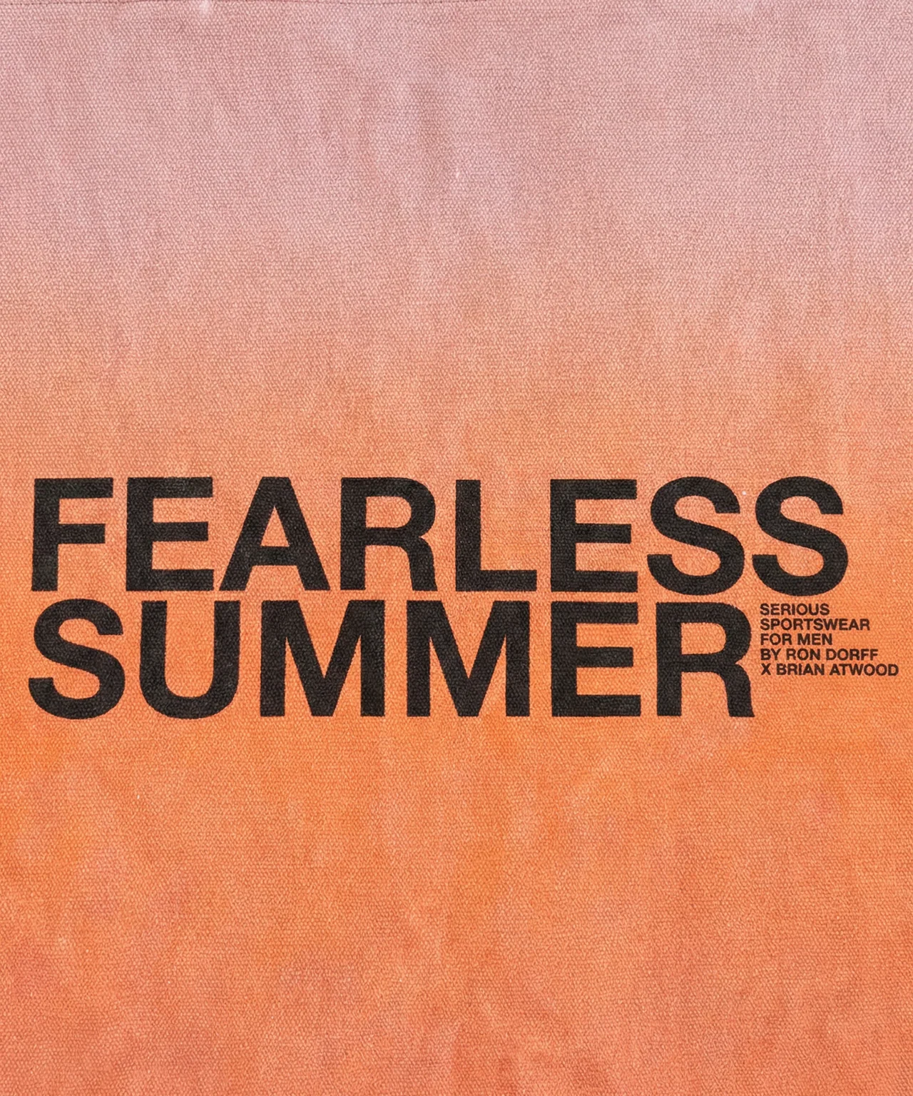 Tote Bag "FEARLESS": Sunset Orange - Image 3