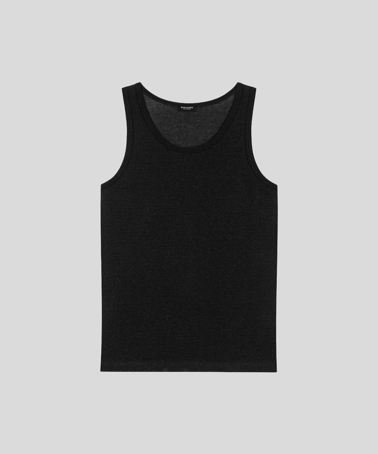 Mesh Tank Top: Black - Image 3