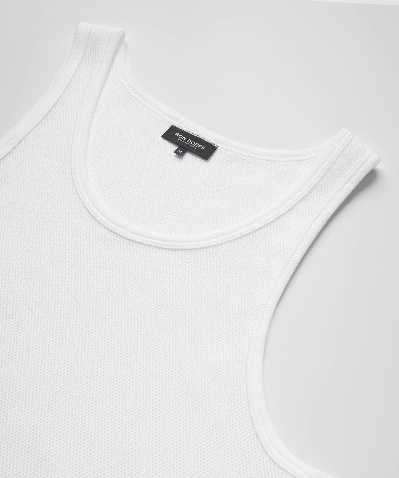 Mesh Tank Top: White - Image 4