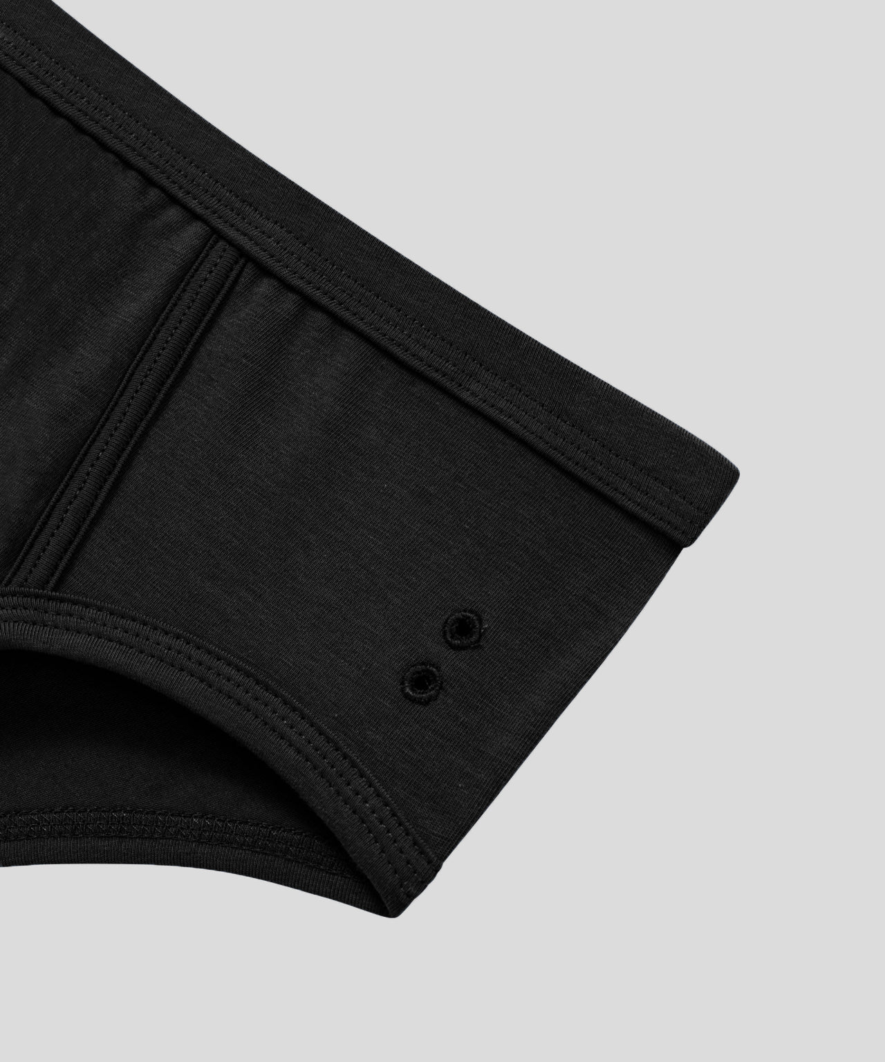 Y-Front Briefs: Black - Image 5