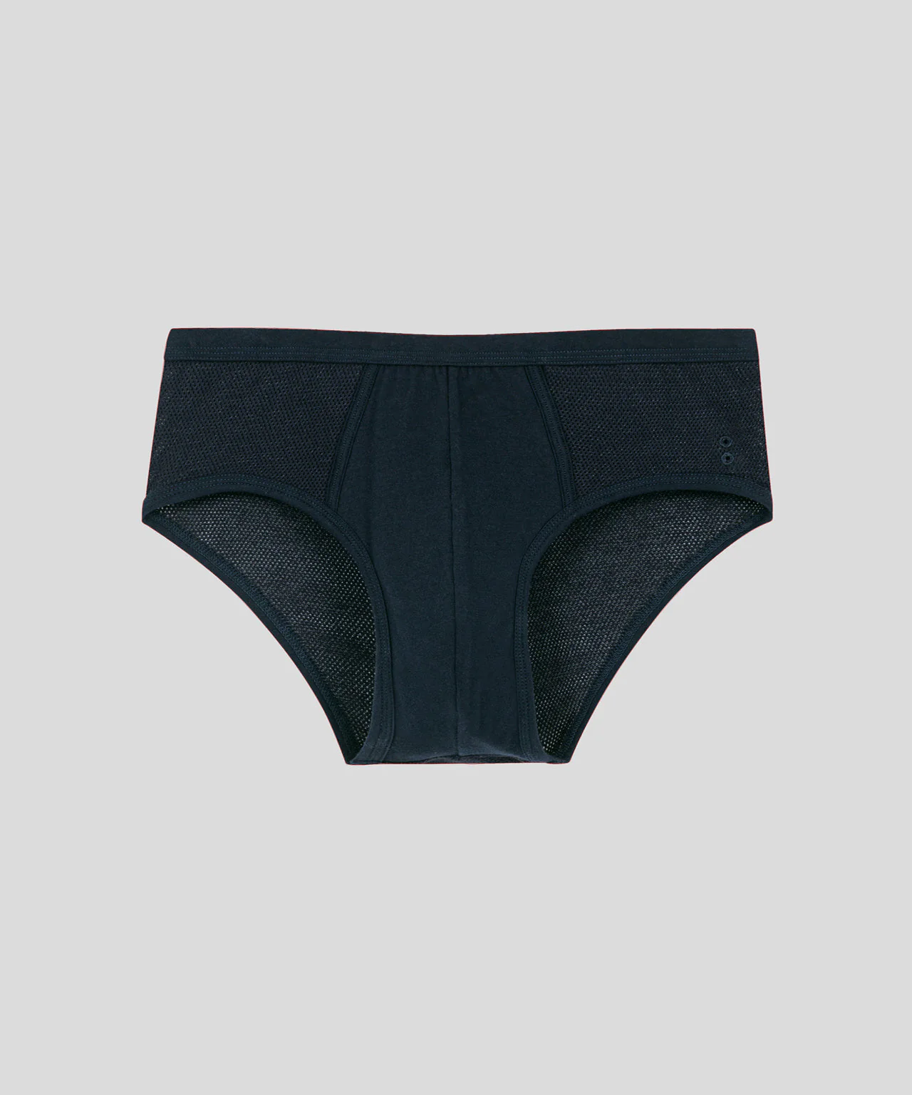 Mesh Y-Front Briefs: Navy - Image 3