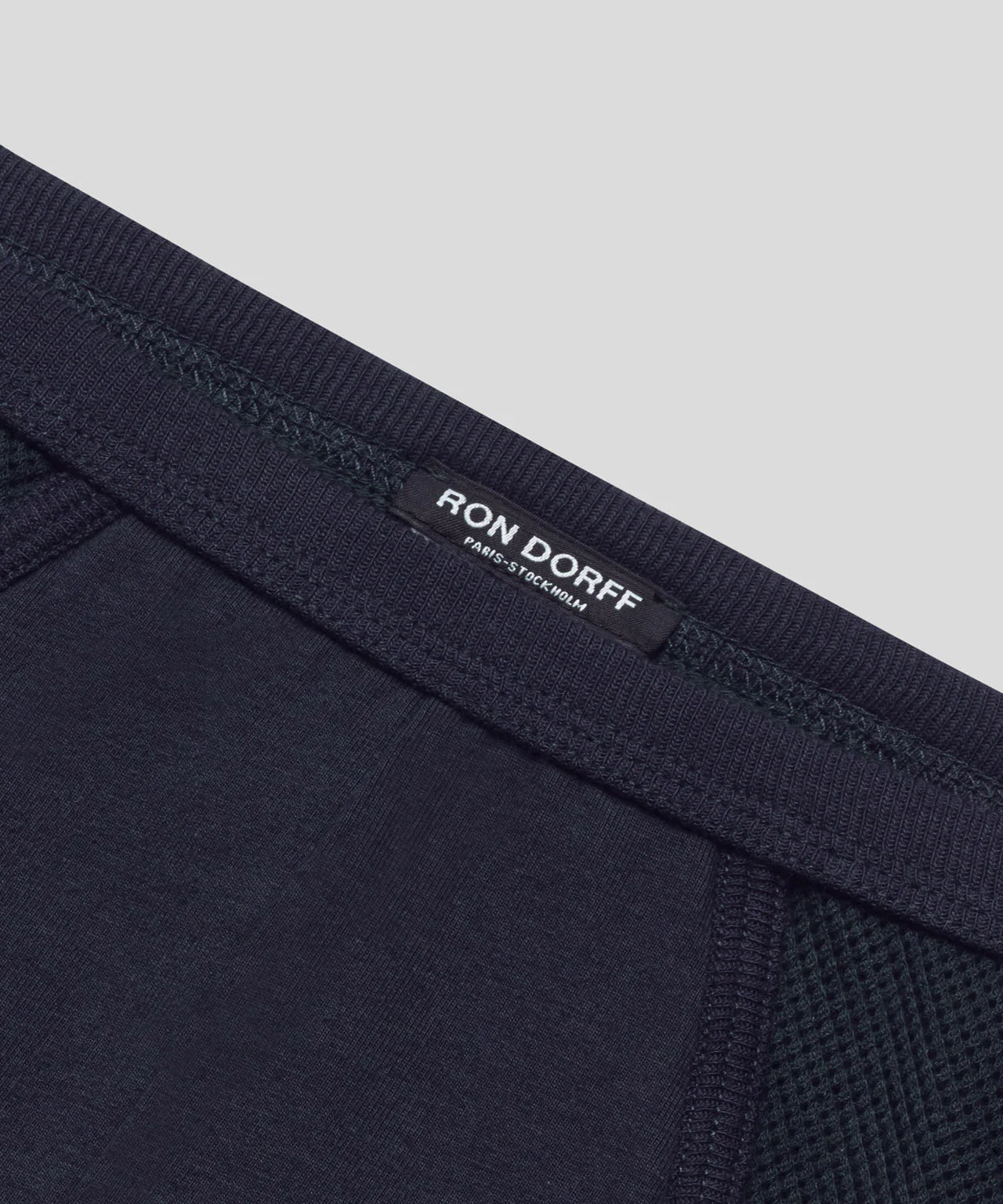 Mesh Y-Front Briefs: Navy - Image 4
