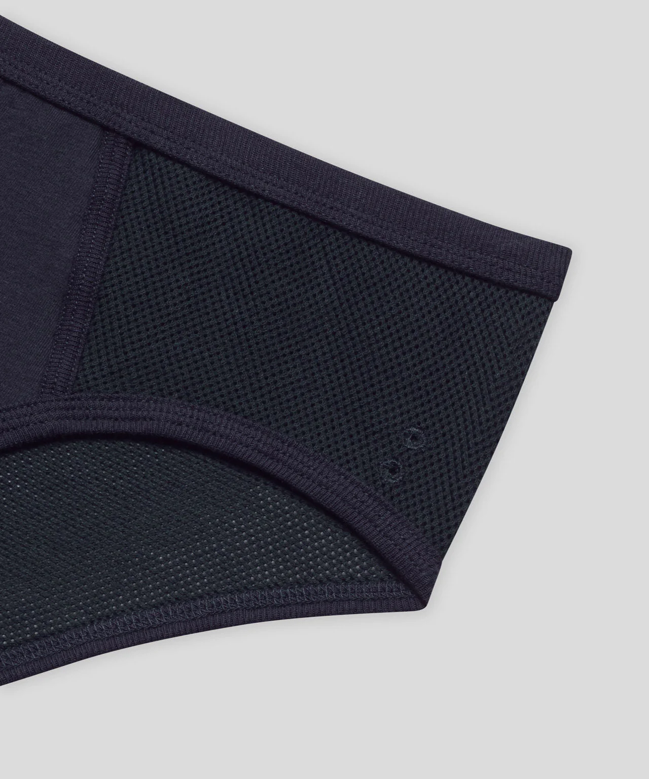 Mesh Y-Front Briefs: Navy - Image 5