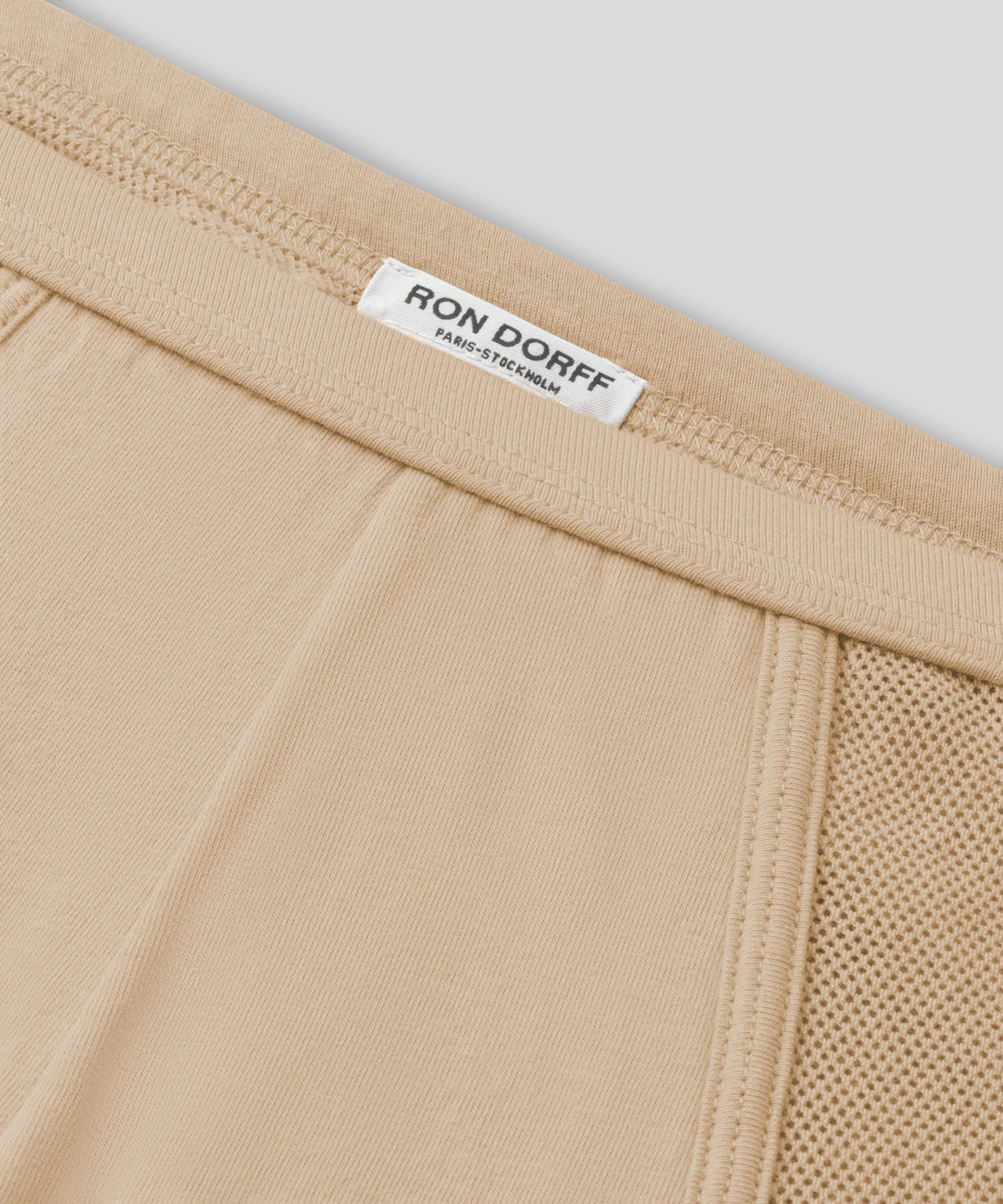 Mesh Y-Front Briefs: Nude - Image 4