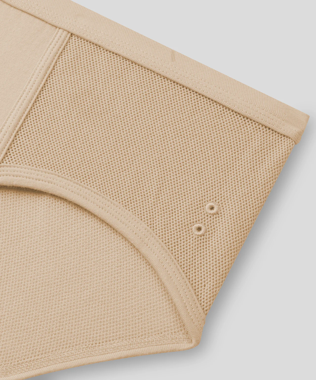 Mesh Y-Front Briefs: Nude - Image 5