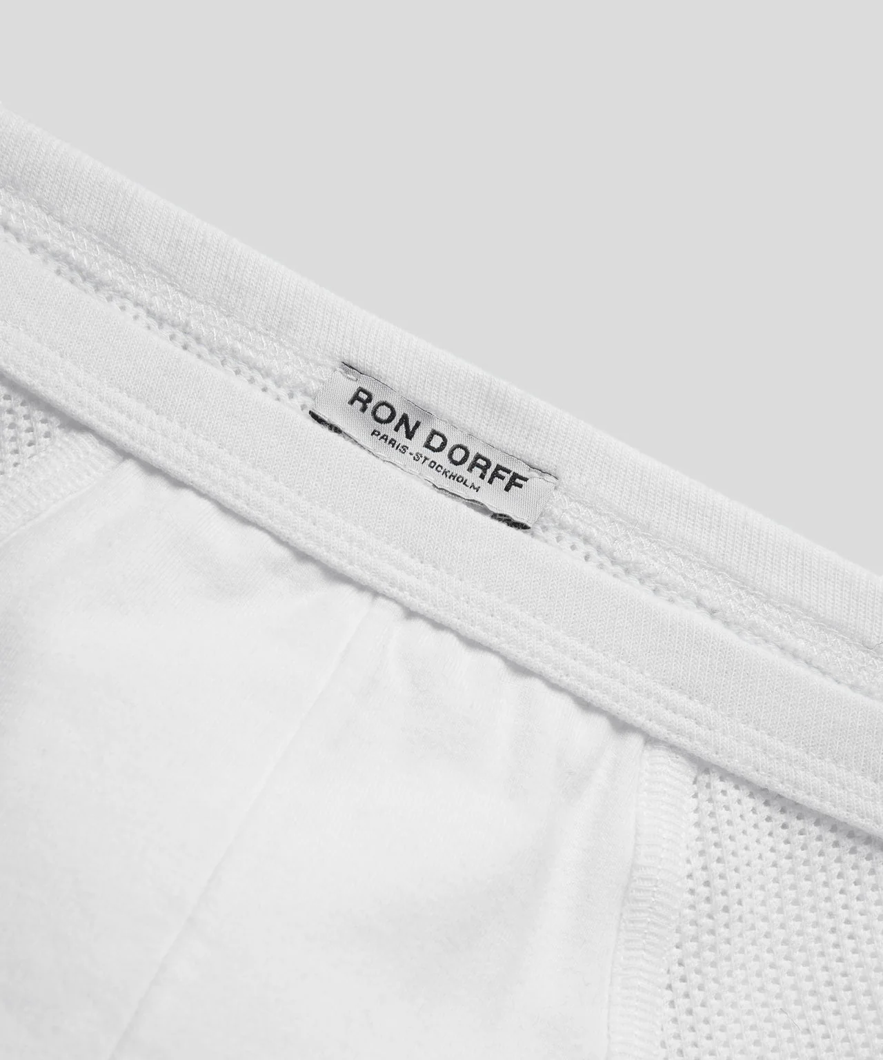 Mesh Y-Front Briefs: White - Image 4