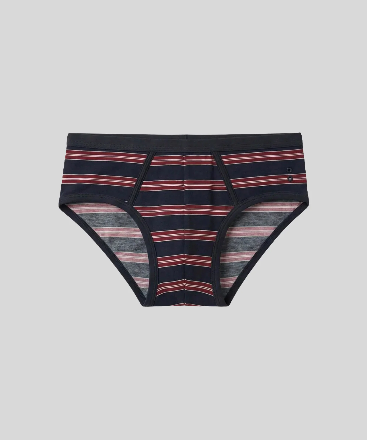 RON DORFF Y-Front Briefs w. Stripes: Navy - Image 3
